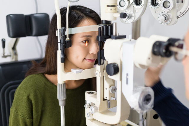 Badanie przedniego odcinka oka